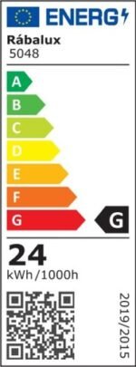 Spot Solange, metal alb, LED 24W, L840MM - imagine 5