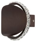 Aplică Capriana, metal maro metalizat, LED 6W, Ø160MM - imagine 4