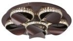 Plafonieră Capriana, metal maro metalizat, LED 36W, Ø500MM - imagine 3