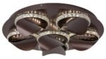 Plafonieră Capriana, metal maro metalizat, LED 36W, Ø500MM - imagine 4