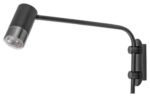 Aplică Zircon, metal negru mat, abajur argintiu, GU10 x1 MAX 5W, Ø52MM, L60MM, H250MM - imagine 3