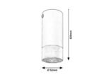 Plafonieră Zircon, metal negru mat, abajur argintiu, GU10 x1 MAX 5W, Ø52MM, L52MM, H120MM - imagine 4