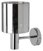 Aplică Donati, metal crom, abajur fumuriu, E27 x1 MAX 60W, Ø150MM, H250MM - imagine 4