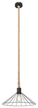 Pendul Daryl, metal negru, E27 x1 MAX 40W, Ø350MM - imagine 3
