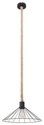 Pendul Daryl, metal negru, E27 x1 MAX 40W, Ø350MM - imagine 4