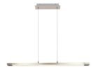 Pendul Yordana, metal crom satin, abajur alb, LED 27W, L1035MM, H25MM - imagine 3