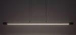 Pendul Yordana, metal crom satin, abajur alb, LED 27W, L1035MM, H25MM - imagine 5