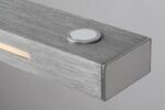 Pendul Yordana, metal crom satin, abajur alb, LED 27W, L1035MM, H25MM - imagine 7