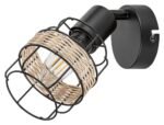 Spot Indiana, metal negru, E14 x1 MAX 25W, Ø95MM, L95MM, H175MM - imagine 4