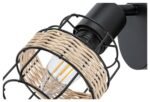 Spot Indiana, metal negru, E14 x1 MAX 25W, Ø95MM, L95MM, H175MM - imagine 5