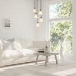 Pendul Jarina, metal negru, abajur transparent, E27 x5 MAX 40W