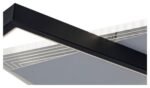Plafonieră Malcolm, metal negru, abajur alb, LED 35W, L520MM, H400MM - imagine 6