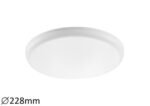 Lumină indirectă Oleg, metal alb, LED 24W, Ø228MM - imagine 3