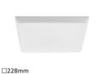 Lumină indirectă Oleg, metal alb, LED 24W, L228MM - imagine 3