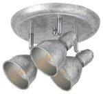 Spot Thelma, metal argintiu antic, E14 x3 MAX 40W, Ø260MM - imagine 3