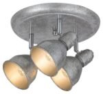 Spot Thelma, metal argintiu antic, E14 x3 MAX 40W, Ø260MM - imagine 4
