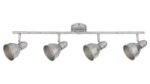 Spot Thelma, metal argintiu antic, E14 x4 MAX 40W, L740MM - imagine 3