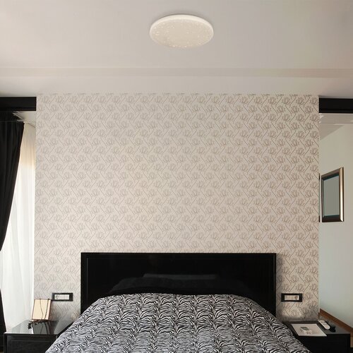 5435-e.jpg Plafonieră Rob, metal alb, LED 20W, Ø290MM (cod 5435) - imagine 1