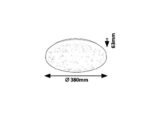 Plafonieră Rob, metal alb, LED 32W, Ø380MM (cod 5436) - imagine 5