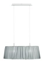 Pendul Pixie, metal alb, abajur mentă, E27 x2 MAX 60W, L700MM - imagine 3