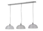 Pendul Petrina, metal crom satin, abajur transparent, E27 x3 MAX 40W, L1000MM - imagine 3