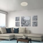 Iluminare inteligentă Damien, metal alb, LED 24W, Ø390MM