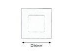 Lumină indirectă Lois, metal crom, abajur alb, LED 3W, L90MM, H90MM - imagine 5