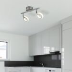 Spot Zora, metal crom, abajur crom satin, LED x2 4,5, Ø100MM, L260MM