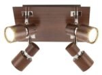 Spot Merkur, metal wenge, GU10 x4 MAX 50W, L250MM, H250MM - imagine 4