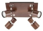 Spot Merkur, metal wenge, GU10 x4 MAX 50W, L250MM, H250MM - imagine 3