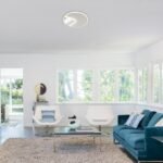 Plafonieră Boswell, metal alb, LED 40W, Ø460MM, H520MM