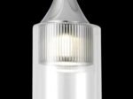 Pendul Candice, metal crom, abajur transparent, LED 15W, L520MM, H520MM - imagine 4