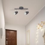 Spot Karen, metal/ plastic antracit, LED x2 4, L255MM, H83MM