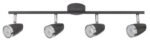 Spot Karen, metal/ plastic antracit, LED x4 4, L605MM, H80MM - imagine 4