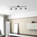 Spot Karen, metal/ plastic antracit, LED x4 4, L605MM, H80MM