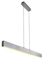 Pendul Tithania, aluminiu aluminiu șlefuit, abajur alb, LED 24W, L1200MM, H80MM - imagine 6