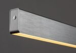 Pendul Tithania, aluminiu aluminiu șlefuit, abajur alb, LED 24W, L1200MM, H80MM - imagine 7