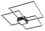 Plafonieră Thabita, metal negru mat, abajur alb, LED 38W, L660MM, H660MM - imagine 3