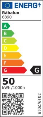 Plafonieră Fulvia, metal crom satin, abajur alb, LED 50W, L660MM, H400MM - imagine 7