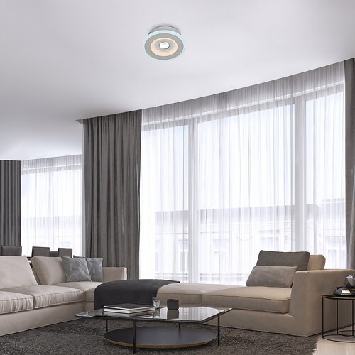 6959-e.jpg Aplică Taneli, metal alb, LED 20W, Ø200MM - imagine 1