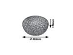Plafonieră Jillian, metal gri, LED 24W, Ø410MM - imagine 6