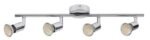 Spot Norton LED, metal crom, GU10 x4 MAX 50W, L500MM, H80MM - imagine 3