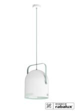 Pendul Minuet, metal alb, E27 MAX 40W, Ø250MM - imagine 3