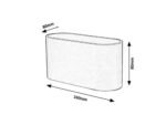 Aplică Kaunas, metal aluminiu șlefuit, G9 x1 MAX 10W, L160MM, H80MM - imagine 10