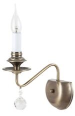 Aplică Beatrice, metal bronz antichizat, E14 x1 MAX 40W, L130MM, H260MM - imagine 3