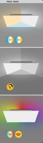 Lumină indirectă Faramir, metal/ plastic alb, LED 18W, L300MM, H300MM - imagine 16