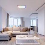 Lumină indirectă Faramir, metal/ plastic alb, LED 18W, L300MM, H300MM