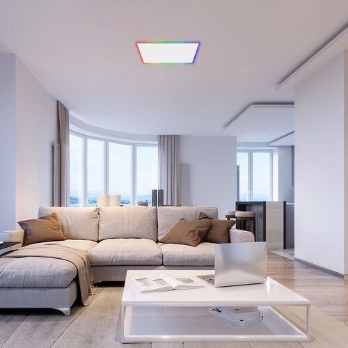 71001-e.jpg Lumină indirectă Faramir, metal/ plastic alb, LED 18W, L300MM, H300MM - imagine 1
