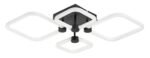 Plafonieră Sotiris, metal negru mat, abajur alb, LED 47W, L540MM, H460MM - imagine 5