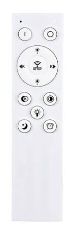 Plafonieră Sotiris, metal negru mat, abajur alb, LED 47W, L540MM, H460MM - imagine 9